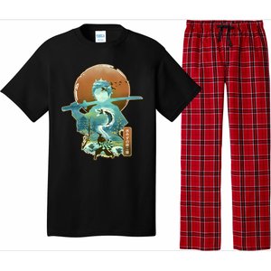 Ukiyo Breath Of Water Samurai Pajama Set