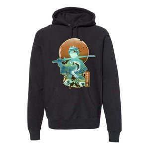 Ukiyo Breath Of Water Samurai Premium Hoodie