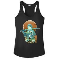 Ukiyo Breath Of Water Samurai Ladies PosiCharge Competitor Racerback Tank