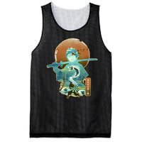 Ukiyo Breath Of Water Samurai Mesh Reversible Basketball Jersey Tank