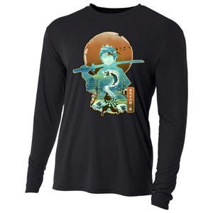 Ukiyo Breath Of Water Samurai Cooling Performance Long Sleeve Crew