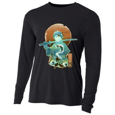 Ukiyo Breath Of Water Samurai Cooling Performance Long Sleeve Crew