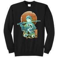 Ukiyo Breath Of Water Samurai Tall Sweatshirt