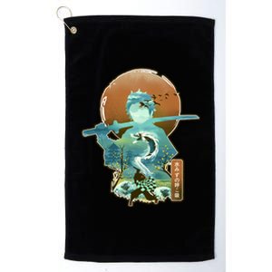 Ukiyo Breath Of Water Samurai Platinum Collection Golf Towel