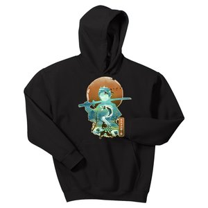 Ukiyo Breath Of Water Samurai Kids Hoodie