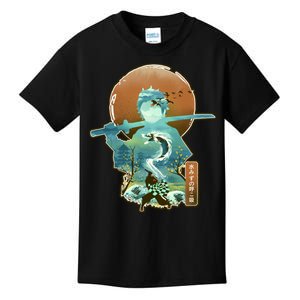 Ukiyo Breath Of Water Samurai Kids T-Shirt