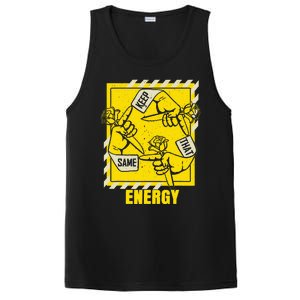 Universitygold Keep That Same Energy Varsitygold Color PosiCharge Competitor Tank