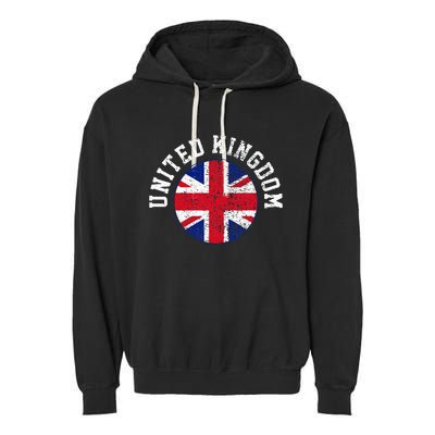 United Kingdom Garment-Dyed Fleece Hoodie