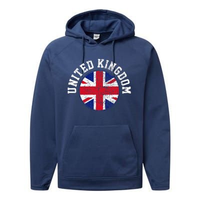 United Kingdom Performance Fleece Hoodie