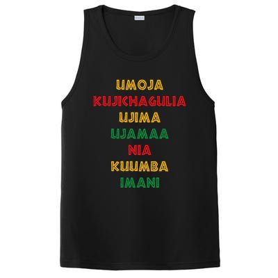 Umoja Kujichagulia Ujima Ujamaa Nia Kuumba Imani PosiCharge Competitor Tank