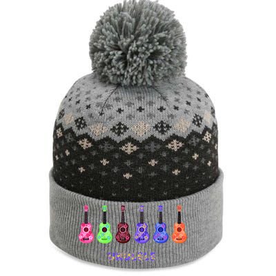 Ukulele The Baniff Cuffed Pom Beanie