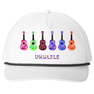 Ukulele Snapback Five-Panel Rope Hat