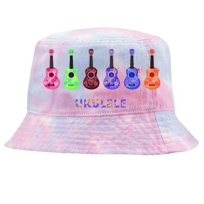 Ukulele Tie-Dyed Bucket Hat