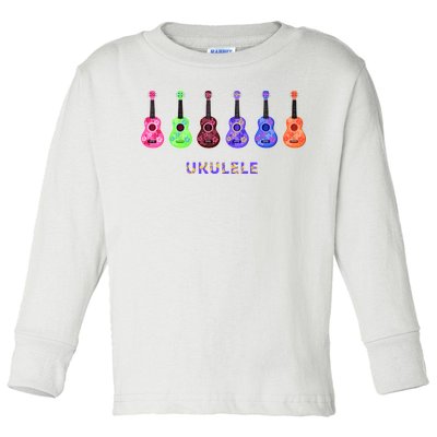 Ukulele Toddler Long Sleeve Shirt