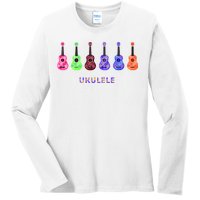 Ukulele Ladies Long Sleeve Shirt