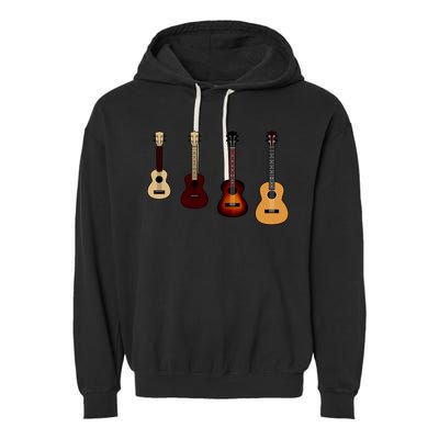 Ukulele Quad Garment-Dyed Fleece Hoodie