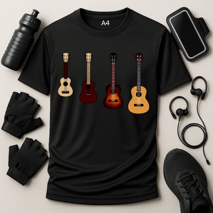 Ukulele Quad Cooling Performance Crew T-Shirt