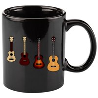 Ukulele Quad 11oz C Handle Ceramic Mug