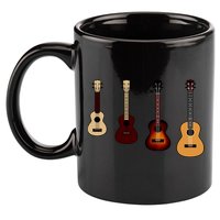 Ukulele Quad 11oz C Handle Ceramic Mug