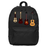 Ukulele Quad 16 in Basic Backpack