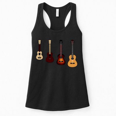 Ukulele Quad Womens Tank Top