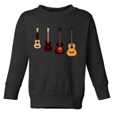 Ukulele Quad Toddler Sweatshirt