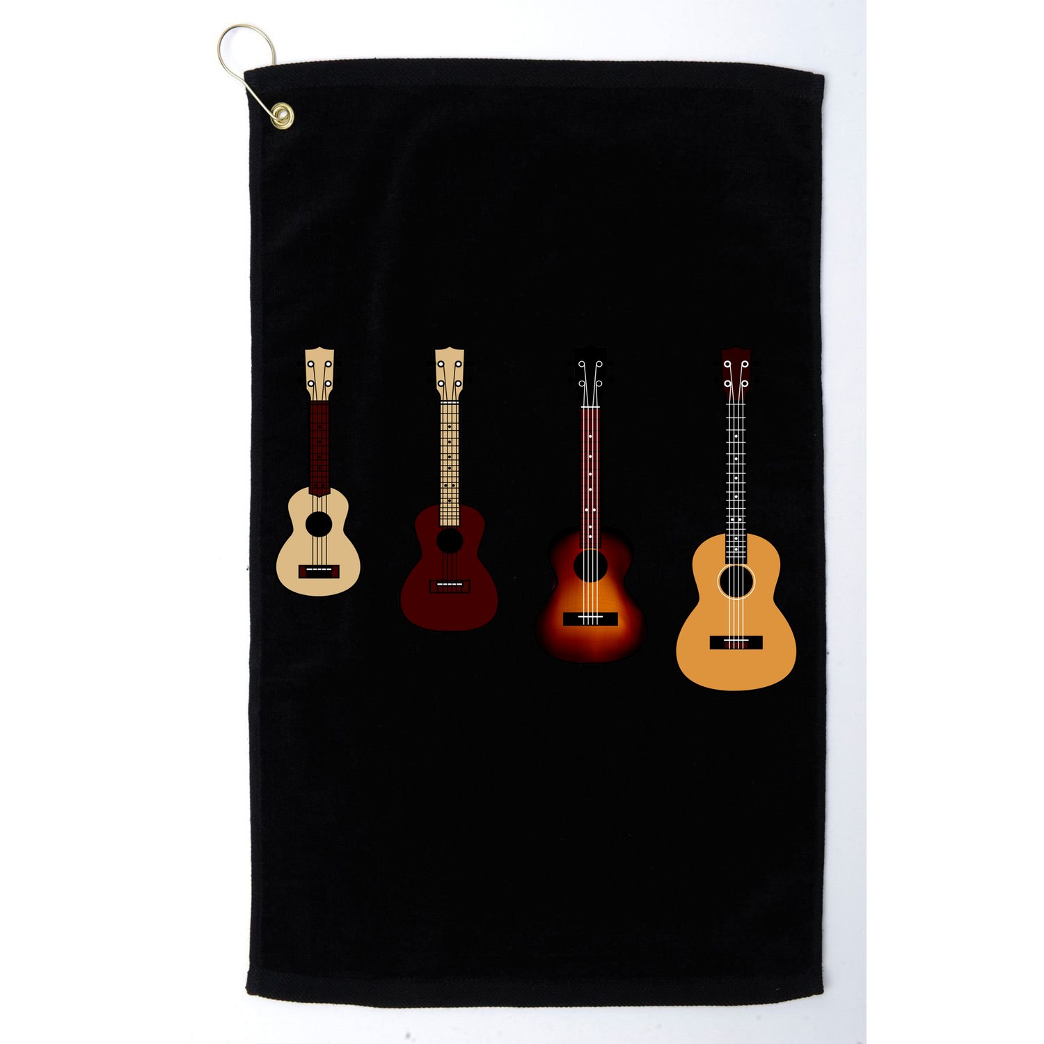 Ukulele Quad Golf Towel