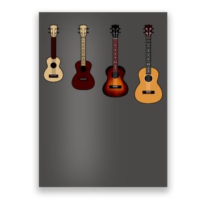 Ukulele Quad Poster