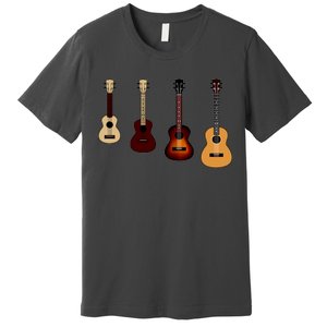 Ukulele Quad Premium T-Shirt