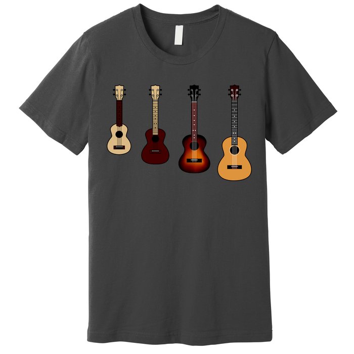 Ukulele Quad Premium T-Shirt