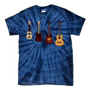 Ukulele Quad Tie-Dye T-Shirt