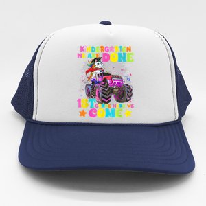 Unicorn Kindergarten We Are Done 1st Grade Here We Come Trucker Hat