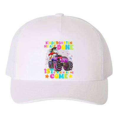 Unicorn Kindergarten We Are Done 1st Grade Here We Come Yupoong Adult 5-Panel Trucker Hat