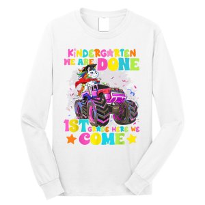 Unicorn Kindergarten We Are Done 1st Grade Here We Come Long Sleeve Shirt