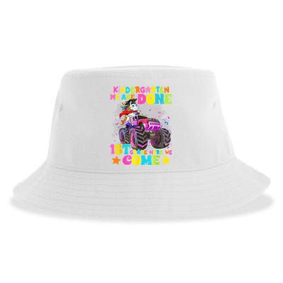 Unicorn Kindergarten We Are Done 1st Grade Here We Come Sustainable Bucket Hat