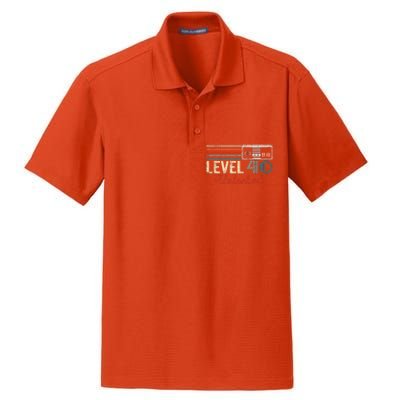 Unlocked Level 40 Birthday Dry Zone Grid Polo