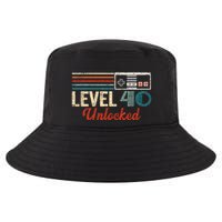 Unlocked Level 40 Birthday Cool Comfort Performance Bucket Hat