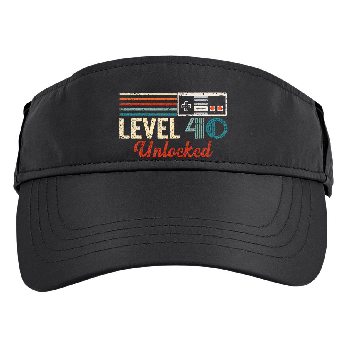 Unlocked Level 40 Birthday Adult Drive Performance Visor