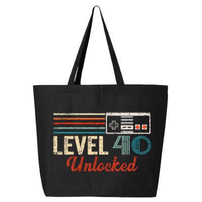 Unlocked Level 40 Birthday 25L Jumbo Tote