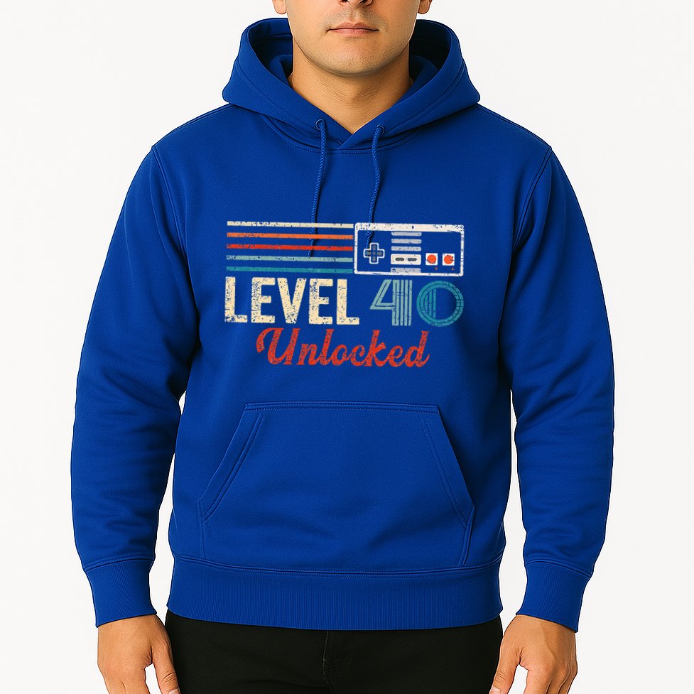 Unlocked Level 40 Birthday Hoodie