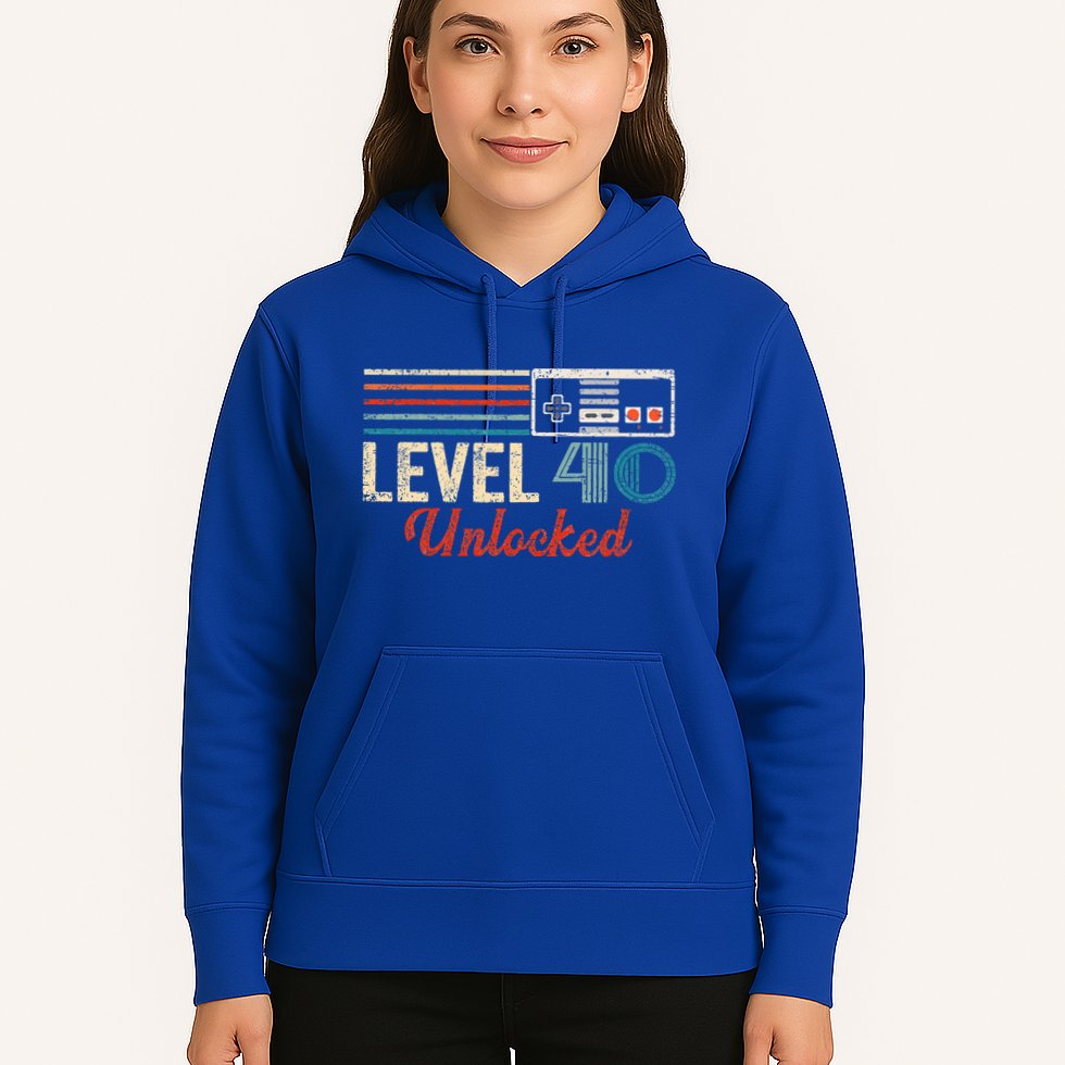 Unlocked Level 40 Birthday Hoodie