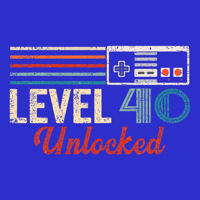 Unlocked Level 40 Birthday Tall T-Shirt