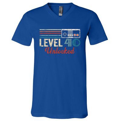 Unlocked Level 40 Birthday V-Neck T-Shirt