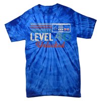 Unlocked Level 40 Birthday Tie-Dye T-Shirt