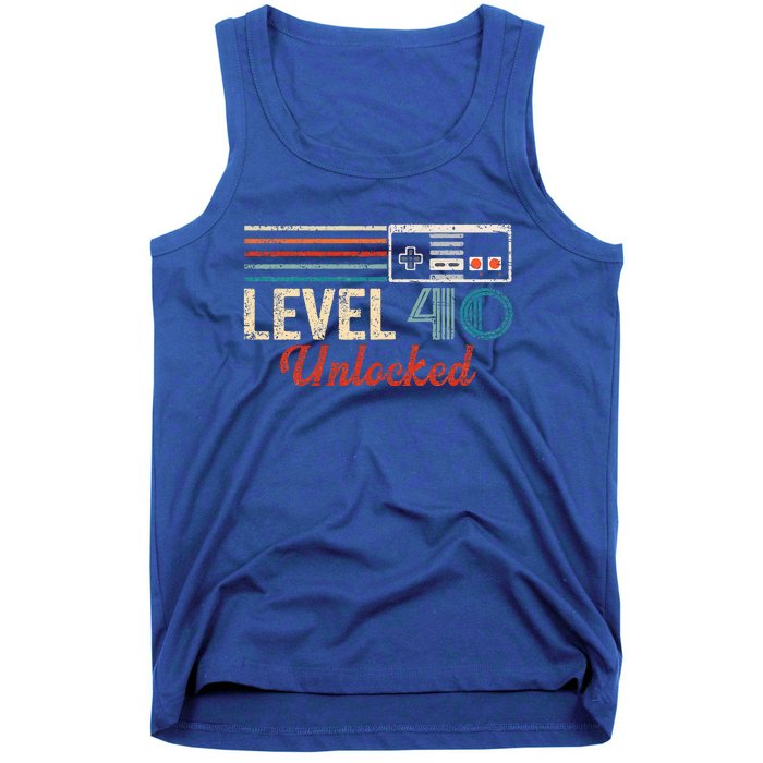 Unlocked Level 40 Birthday Tank Top