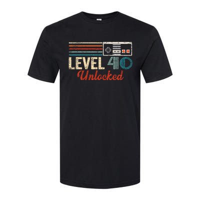 Unlocked Level 40 Birthday Softstyle CVC T-Shirt