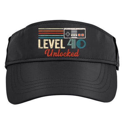 Unlocked Level 40 Birthday Boy Video Game Controller Adult Drive Performance Visor