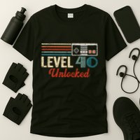 Unlocked Level 40 Birthday Boy Video Game Controller T-Shirt