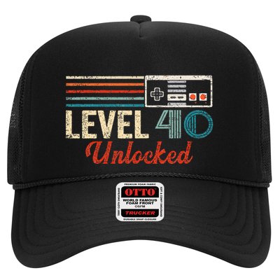 Unlocked Level 40 Birthday Boy Video Game Controller Trucker Hat