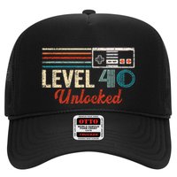 Unlocked Level 40 Birthday Boy Video Game Controller Trucker Hat